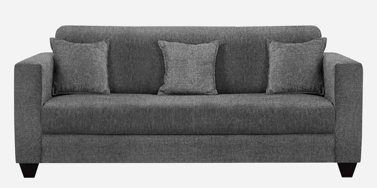 Nebula Fabric 3 Seater Sofa in Charcoal Grey Colour