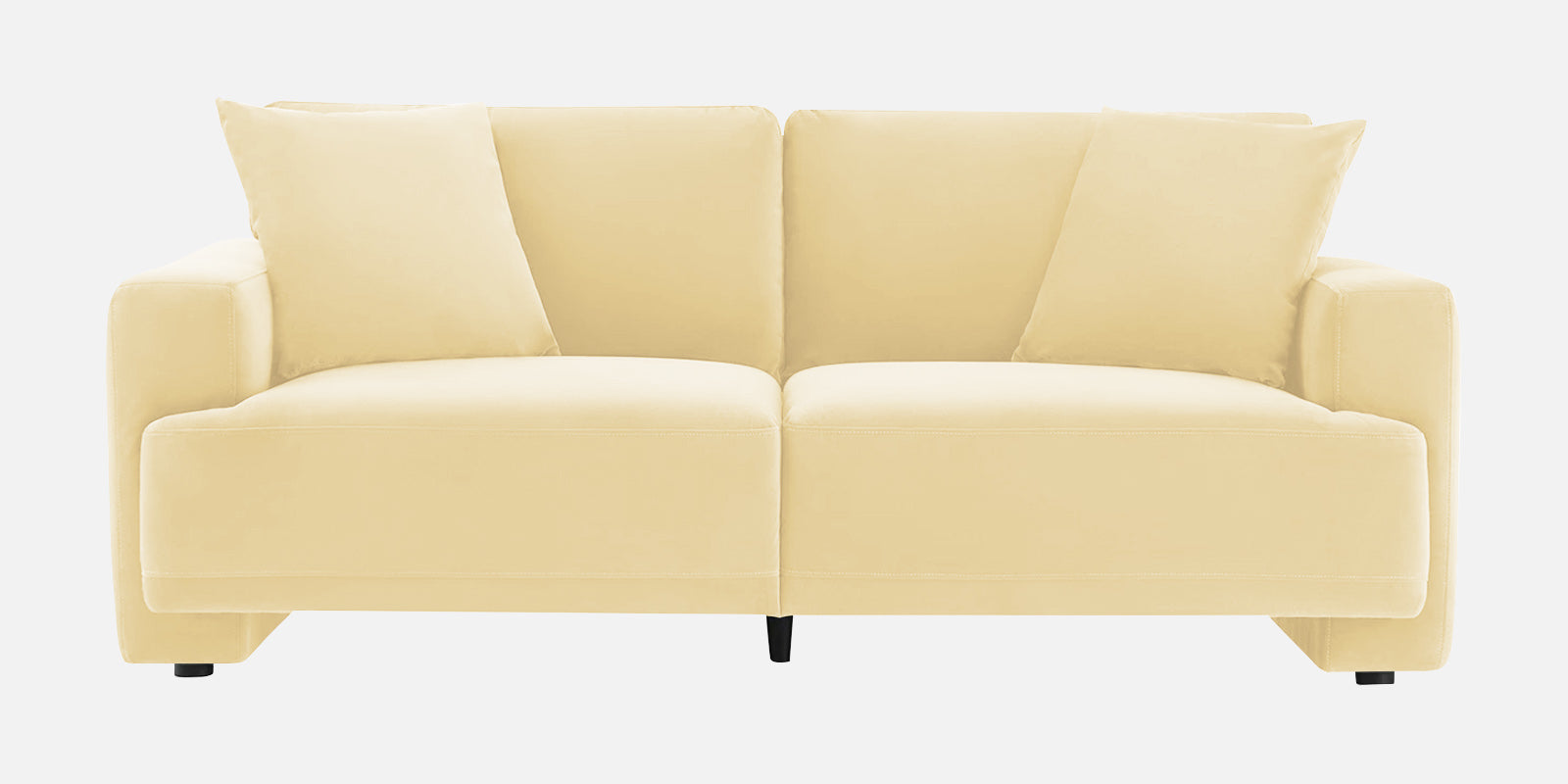 Kosta Velvet 2 Seater Sofa in Sandy Beige Colour