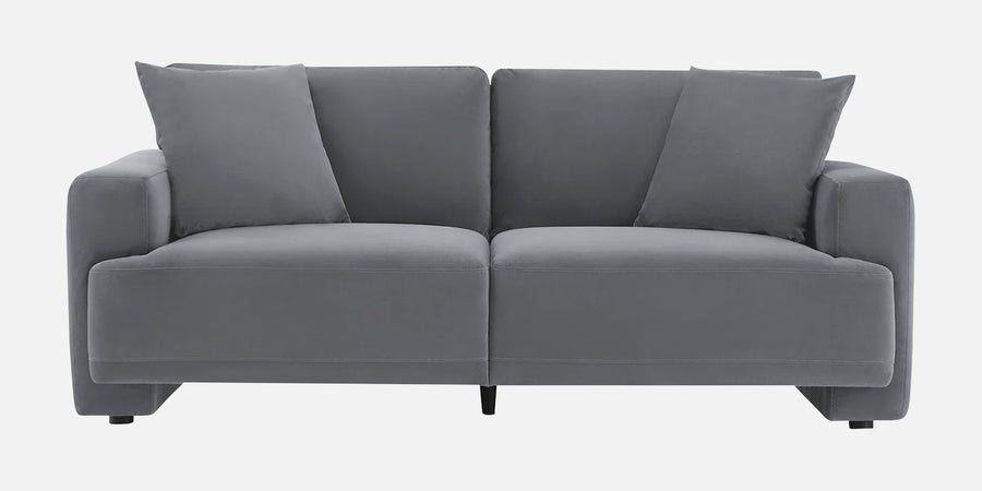 Kosta Velvet 2 Seater Sofa In Pubble Grey Colour - Febonic Living