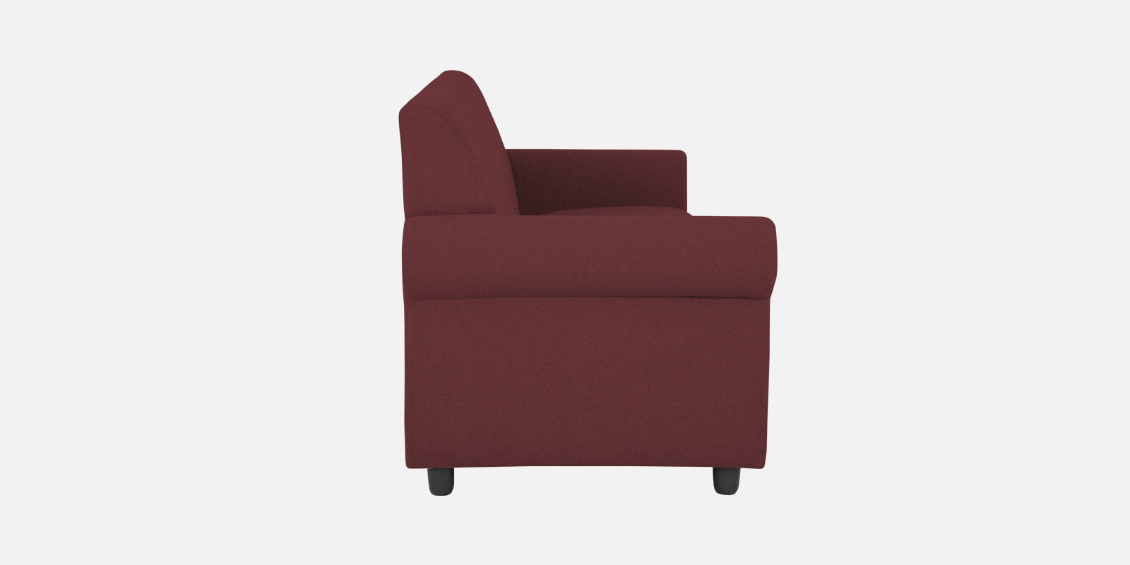 Ribby Fabric 3 Seater Sofa in Blaze Red Colour