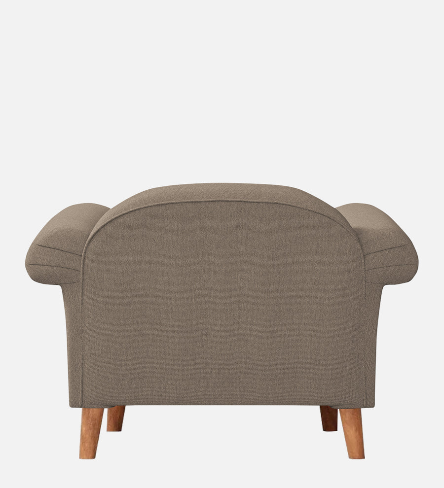 Barber Fabric 1 Seater Sofa In Hazel Beige Colour - Febonic Living