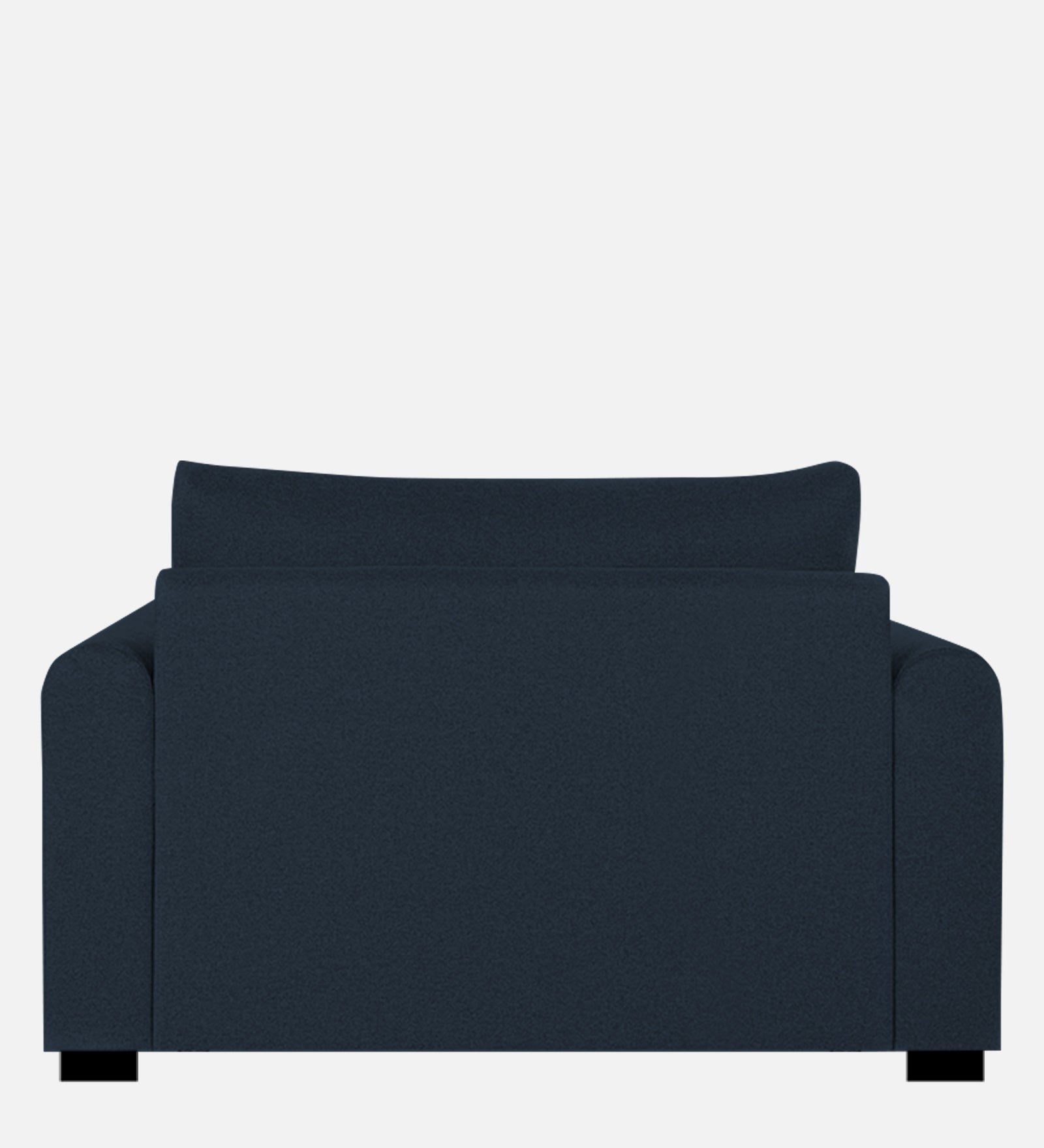 Sigma Fabric 1 Seater Sofa in Denim Blue Colour