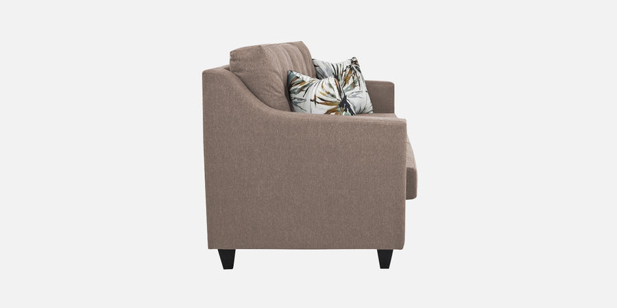 Welly Fabric 3 Seater Sofa In Khadi Beige Colour - Febonic Living