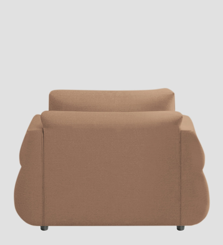 Jack Fabric 1 Seater Sofa In Cosmic Beige Colour - Febonic Living