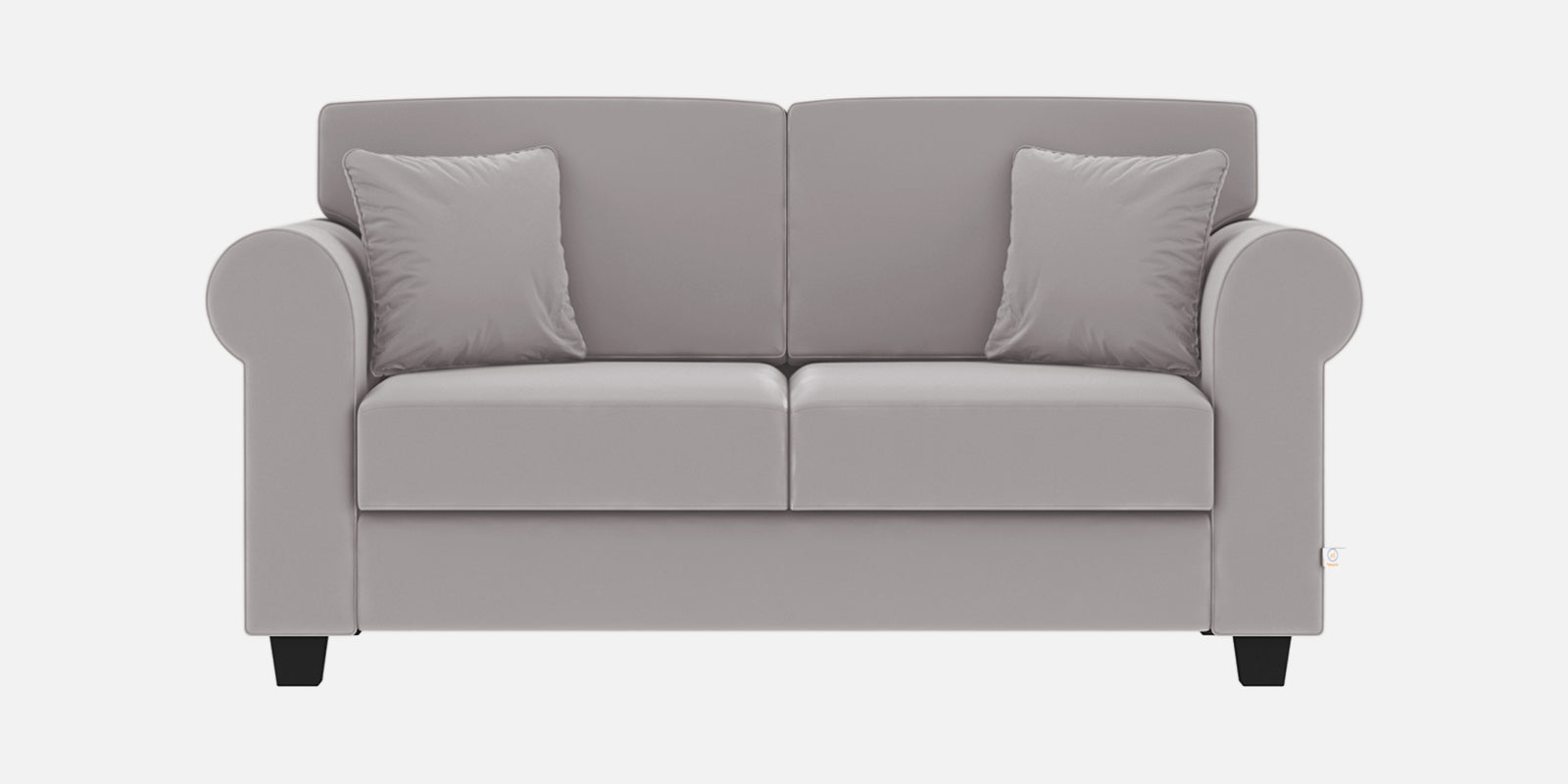 Numonk Velvet 2 Seater Sofa in light grey Colour