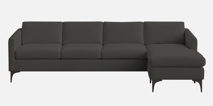 Haru Fabric Lhs Sectional Sofa 3 Lounger In Hory Grey Colour - Febonic Living
