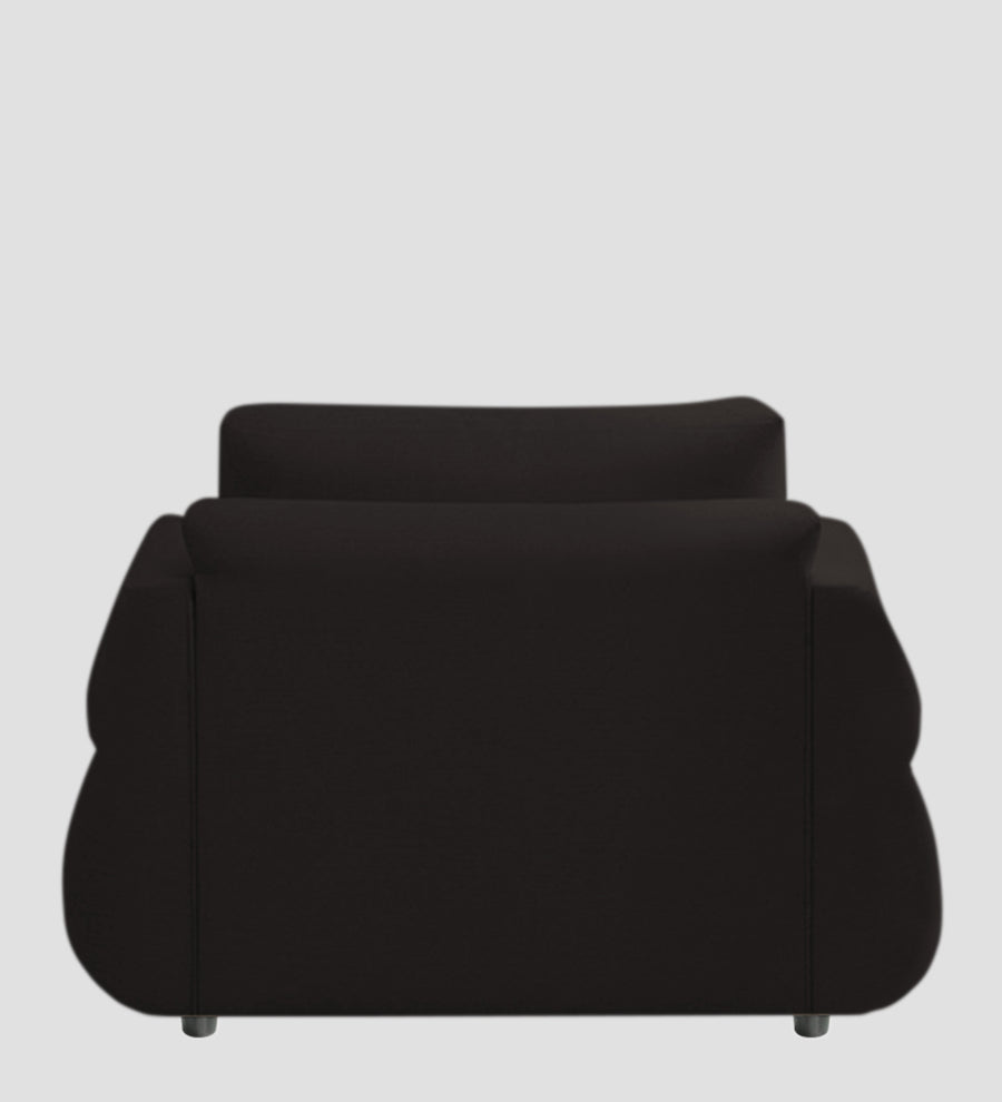 Jack Fabric 1 Seater Sofa In Cara Brown Colour - Febonic Living