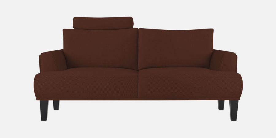 Como Fabric 2 Seater Sofa In Coffee Brown Colour - Febonic Living