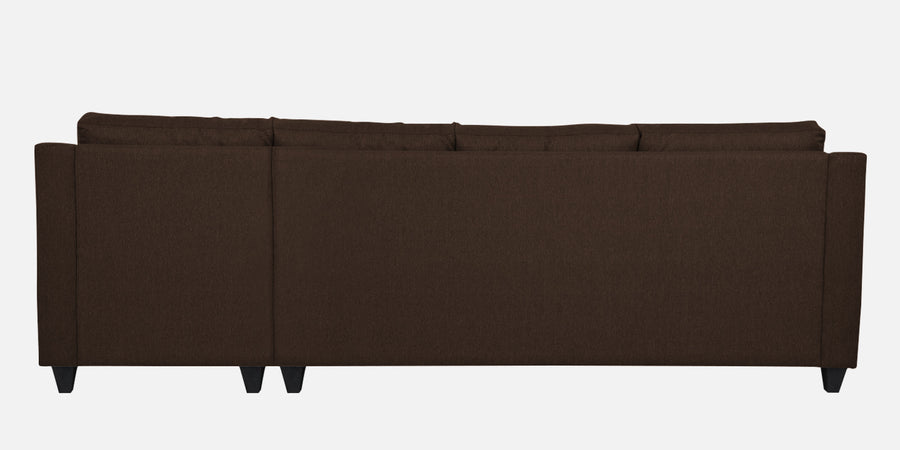 Welly Fabric Lhs Sectional Sofa 3 Lounger In Cidar Brown Colour - Febonic Living