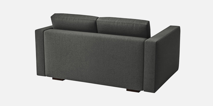 Messy Fabric 2 Seater Sofa In Charcoal Grey Colour - Febonic Living