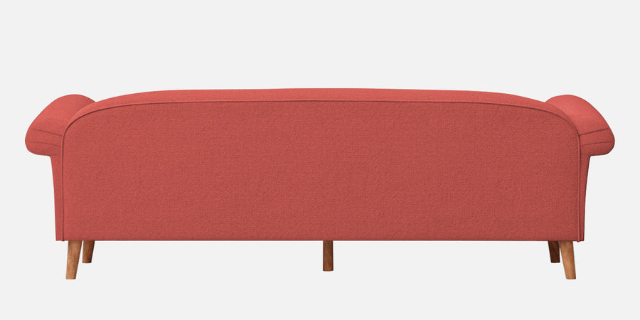 Barber Fabric 3 Seater Sofa In Salmon Pink Colour - Febonic Living