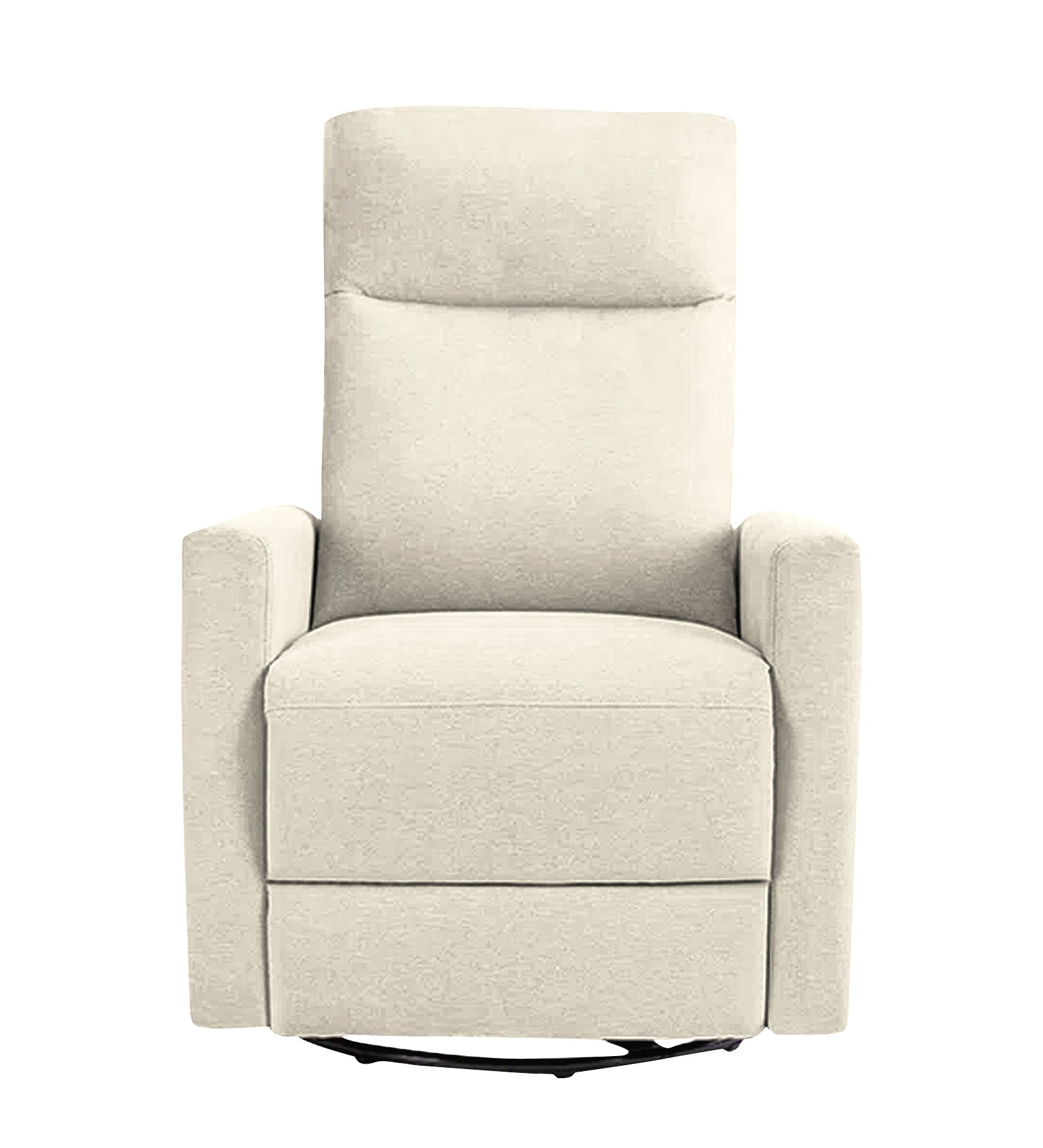 Zura Fabric Manual 1 Seater Recliner In ivory cream Colour