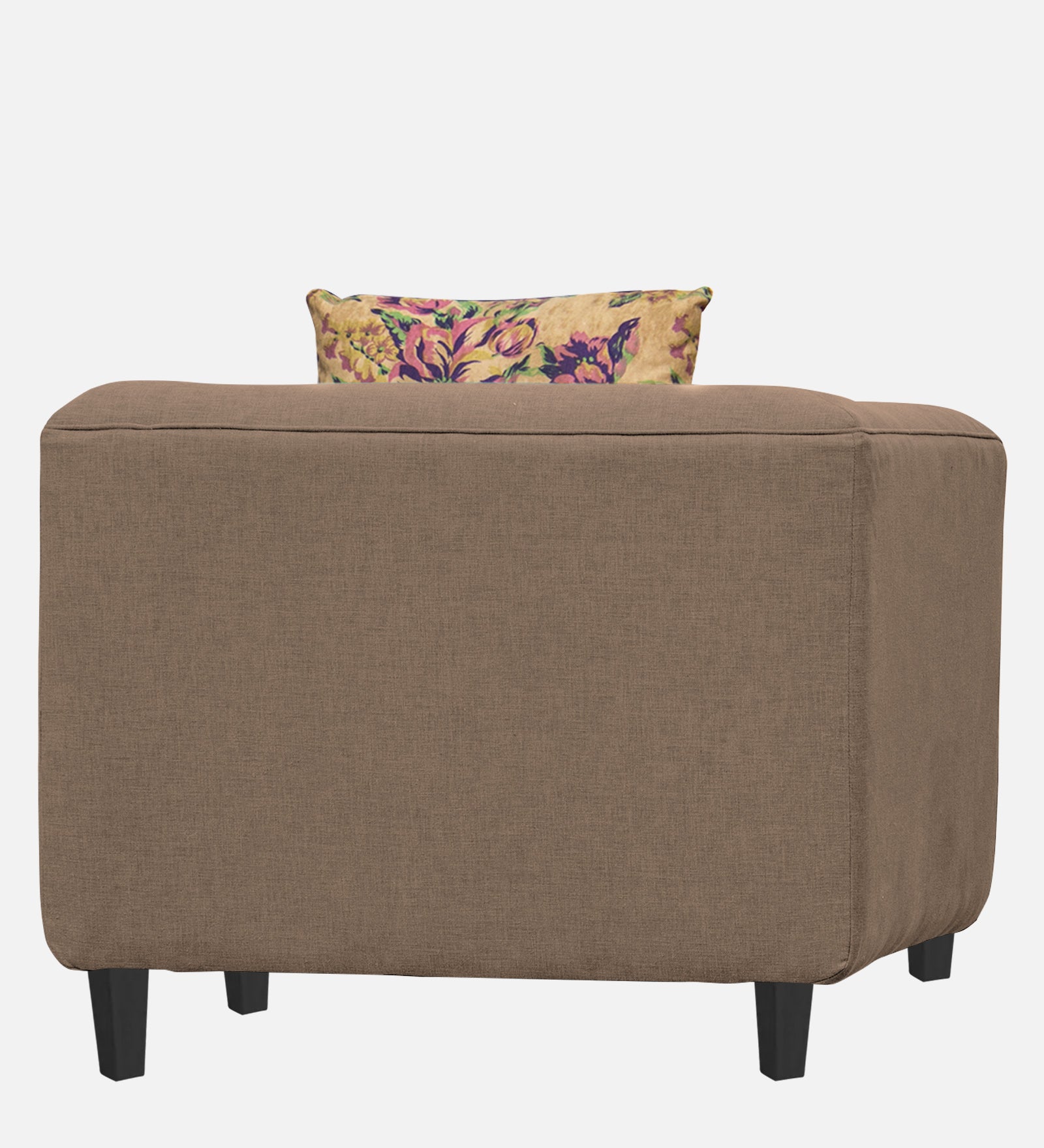 Niki Fabric 1 Seater Sofa in Cookie Beige Colour