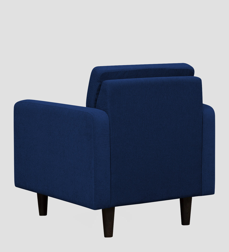 Noha Fabric 1 Seater Sofa In Royal Blue Colour - Febonic Living