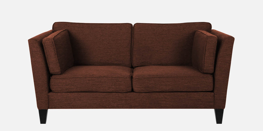 Nigar Fabric 2 Seater Sofa In Coffee Brown Colour - Febonic Living