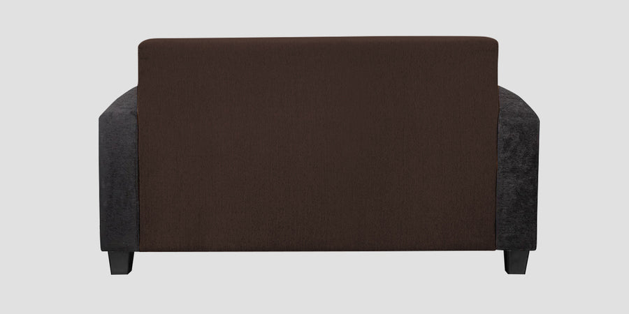 Alex Fabric 2 Seater Sofa In Coffee Brown Colour - Febonic Living