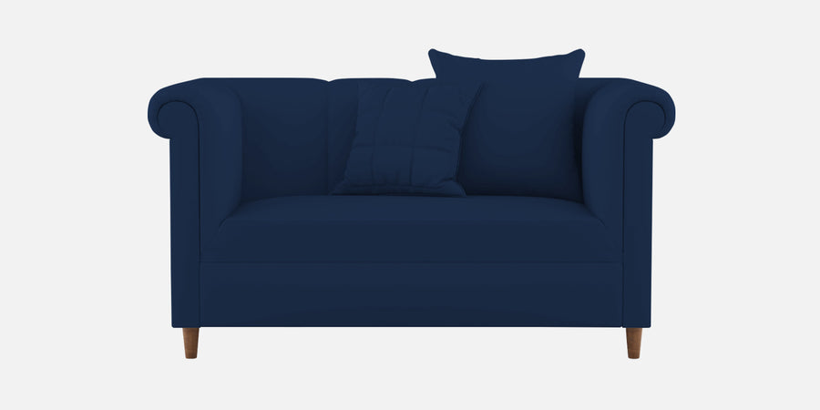 Rubi Velvet 2 Seater Sofa In Imperial Blue Colour - Febonic Living