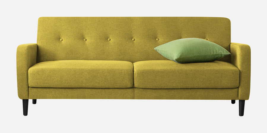 Marq Fabric 3 Seater Sofa In Parrot Green Colour - Febonic Living