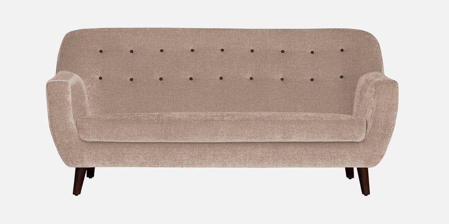 German Fabric 3 Seater Sofa In Kadhi Beige Colour - Febonic Living