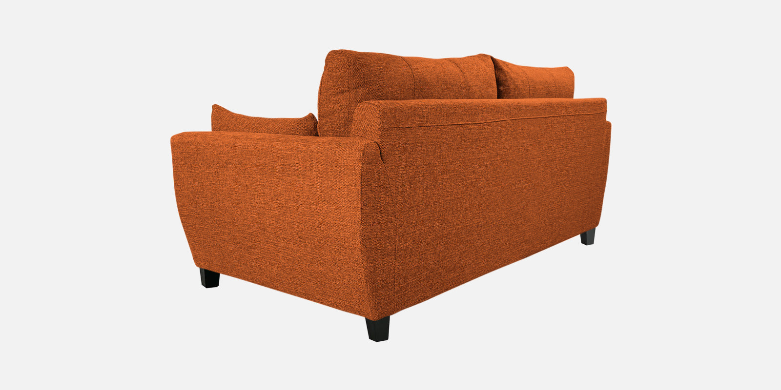 Mario Fabric 2 Seater Sofa in Vivid Orange Colour