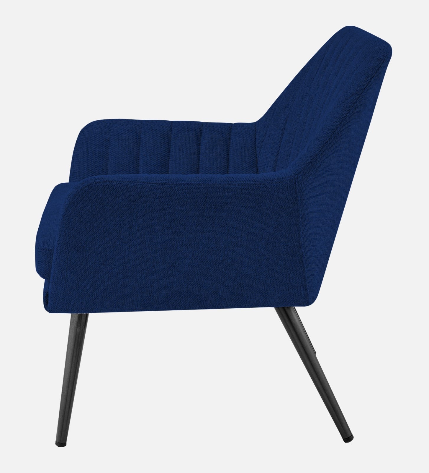 Bella Fabric Arm Chair In Royal Blue Colour