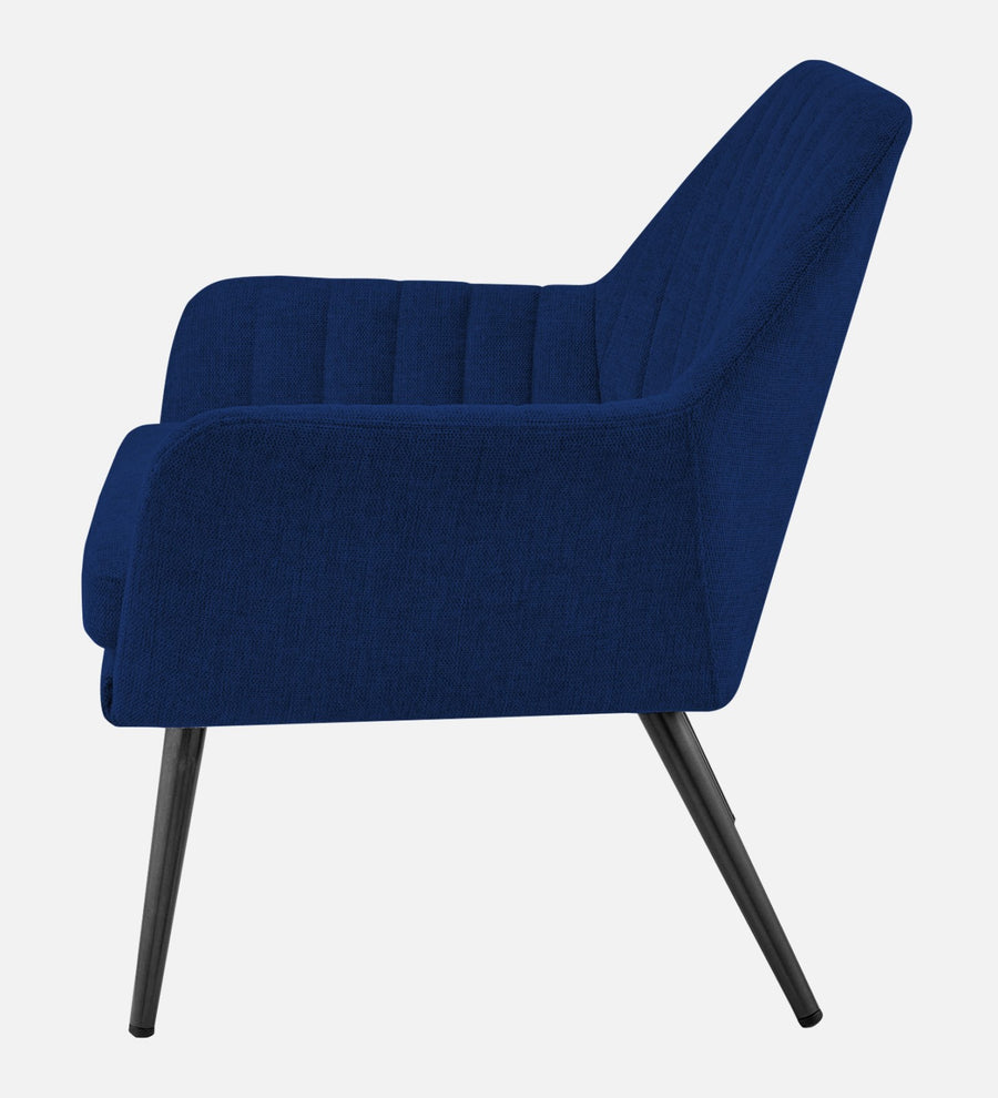 Bella Fabric Arm Chair In Royal Blue Colour - Febonic Living