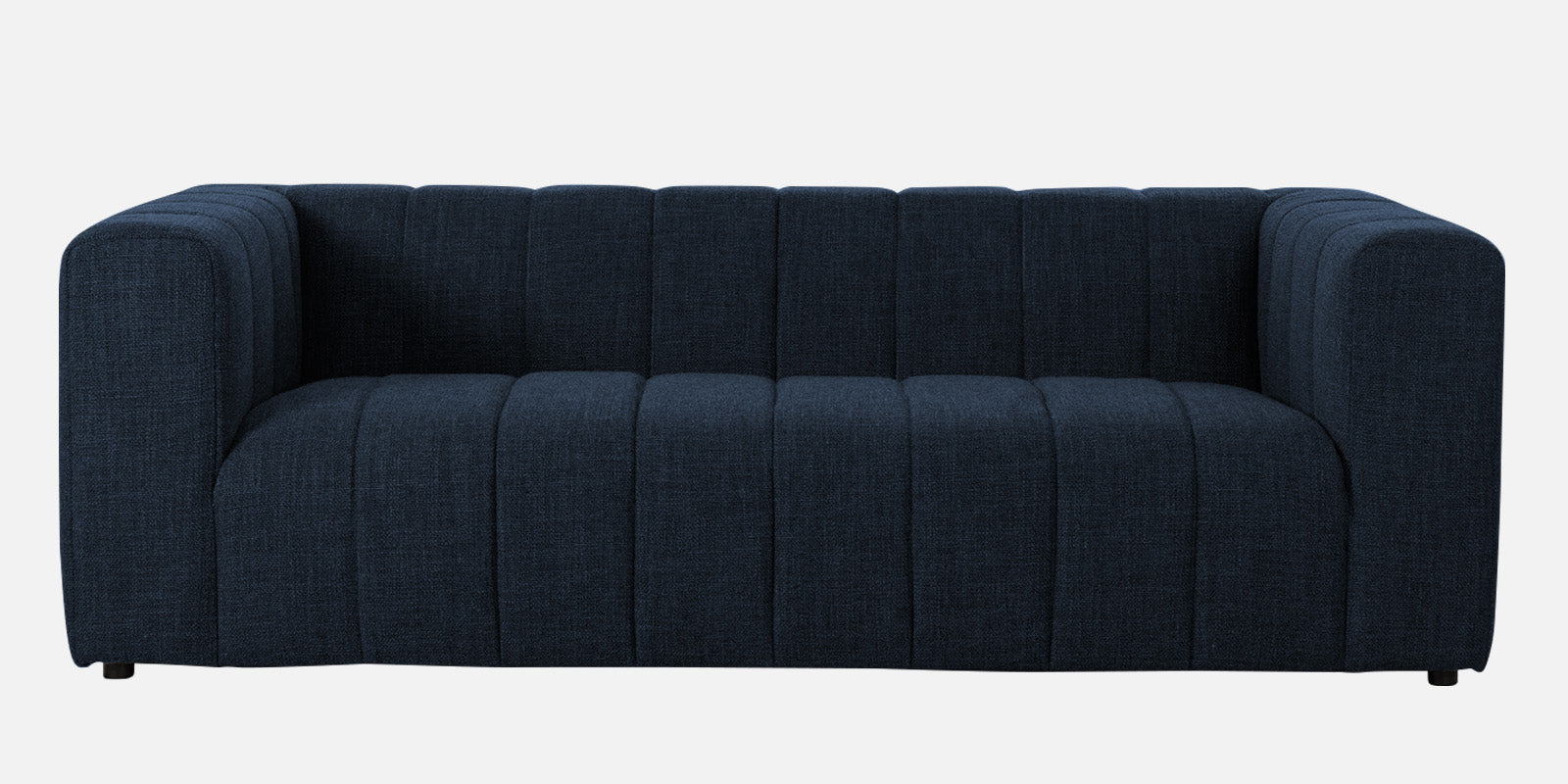 Lara Fabric 3 Seater Sofa in Denim Blue Colour