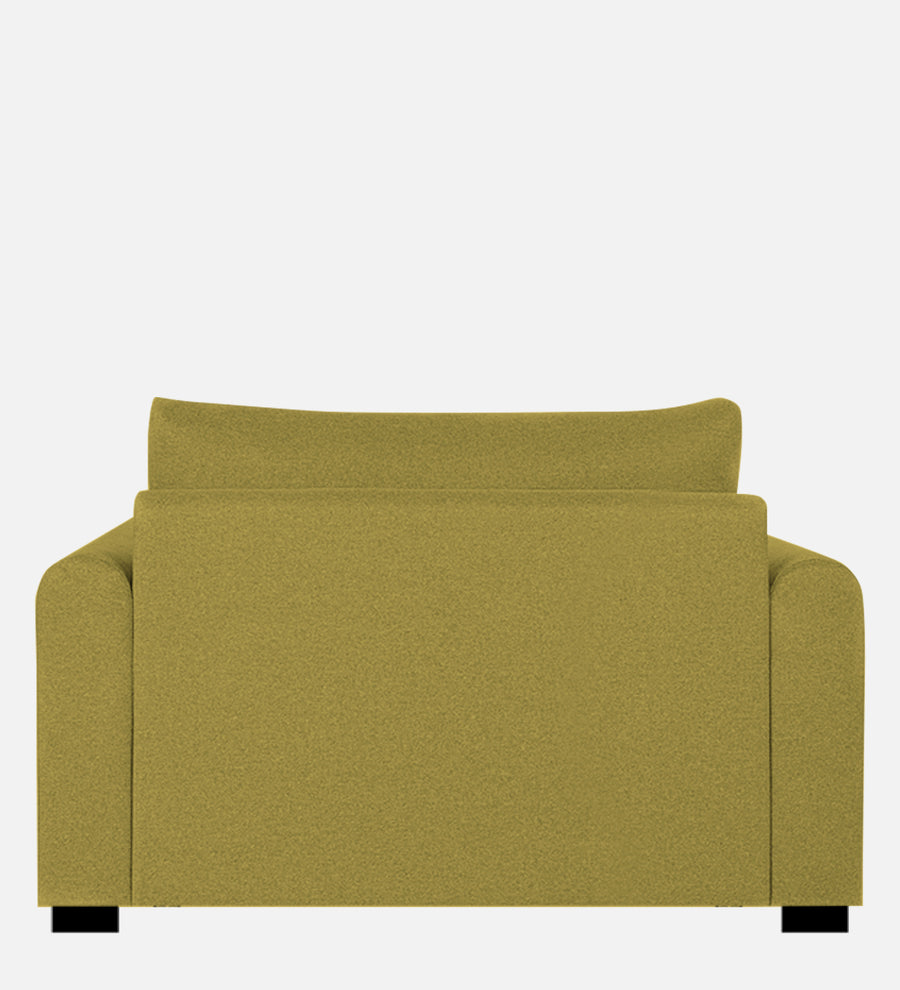 Sigma Fabric 1 Seater Sofa In Parrot Green Colour - Febonic Living