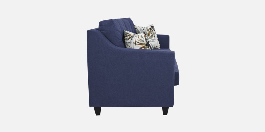 Welly Fabric 3 Seater Sofa In Slate Blue Colour - Febonic Living