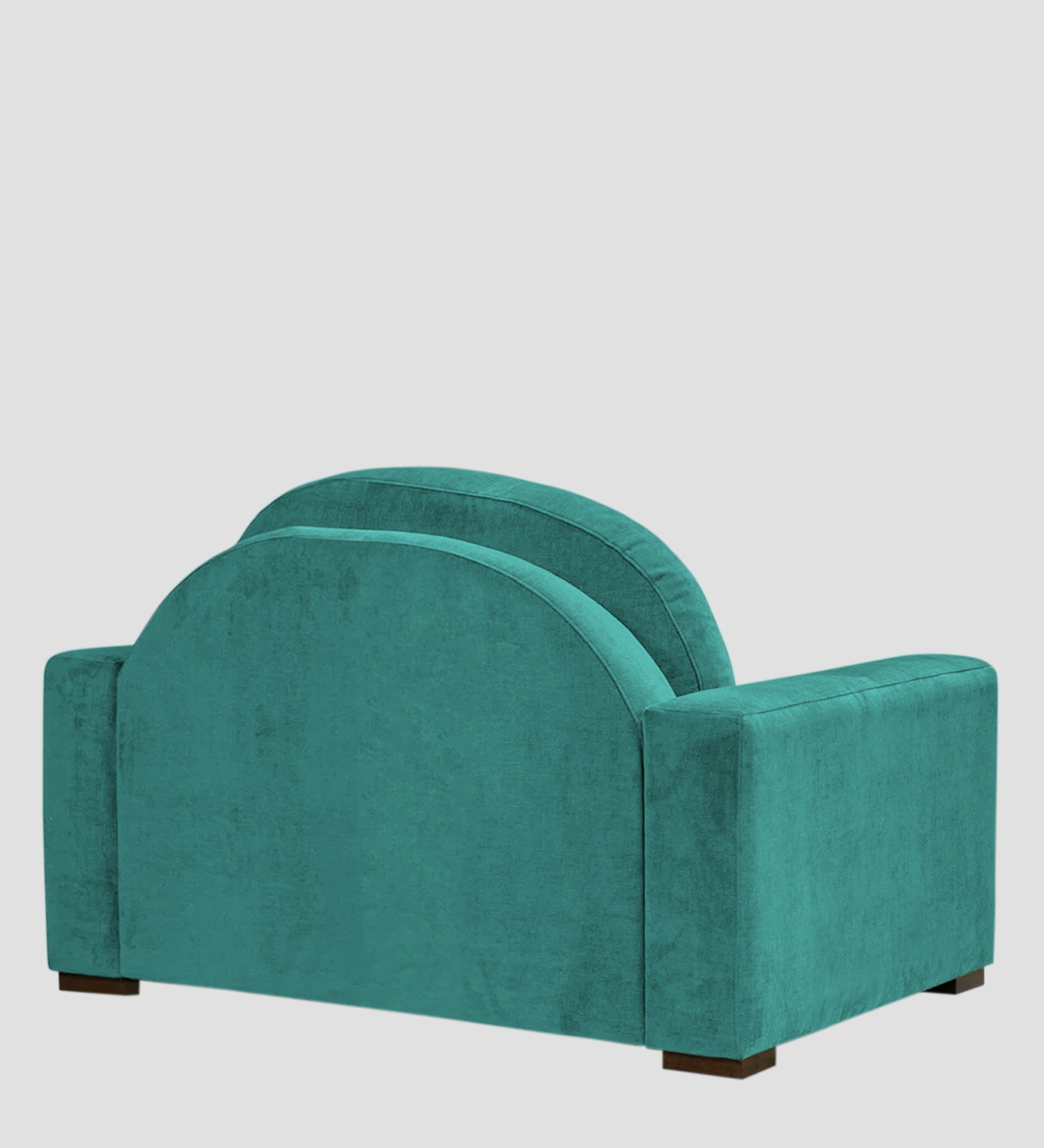 Adara Fabric 1 Seater Sofa In Sea Green Colour