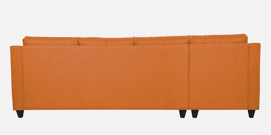 Welly Fabric Rhs Sectional Sofa 3 Lounger In Dark Orange Colour - Febonic Living