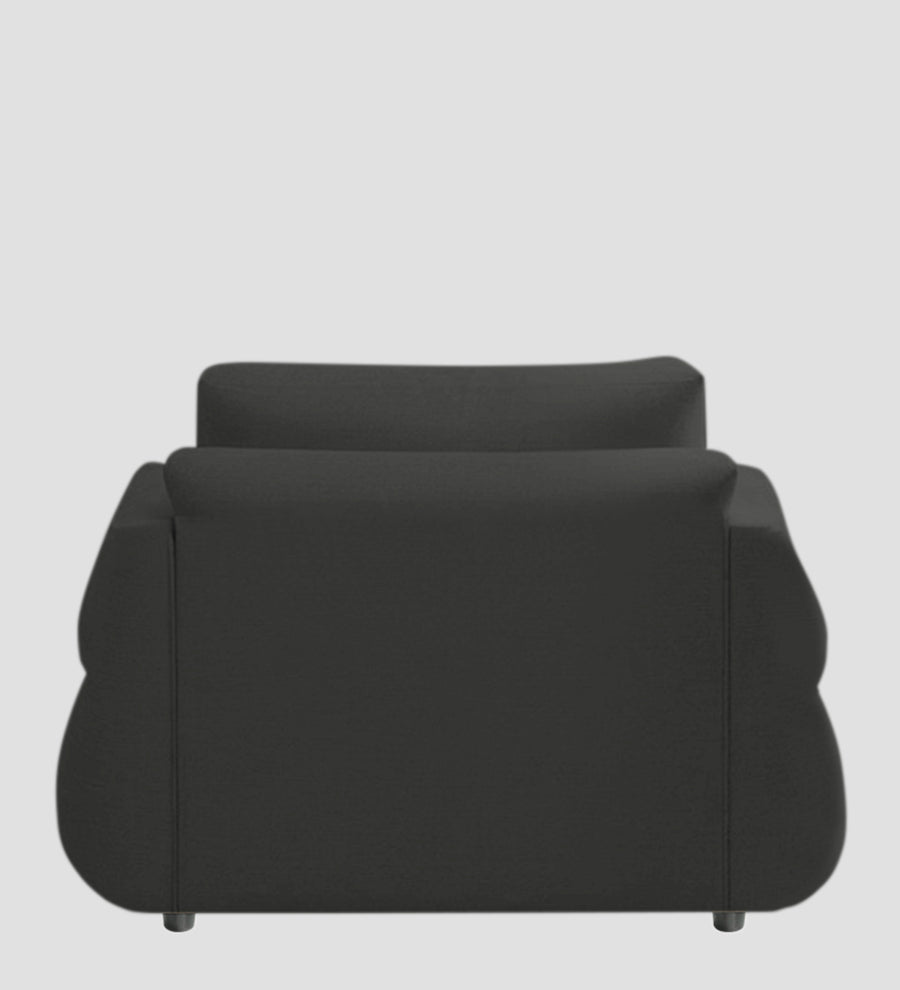 Jack Fabric 1 Seater Sofa In Charcoal Grey Colour - Febonic Living
