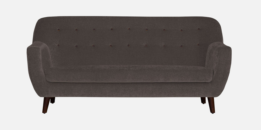 German Fabric 3 Seater Sofa In Caspa Brown Colour - Febonic Living