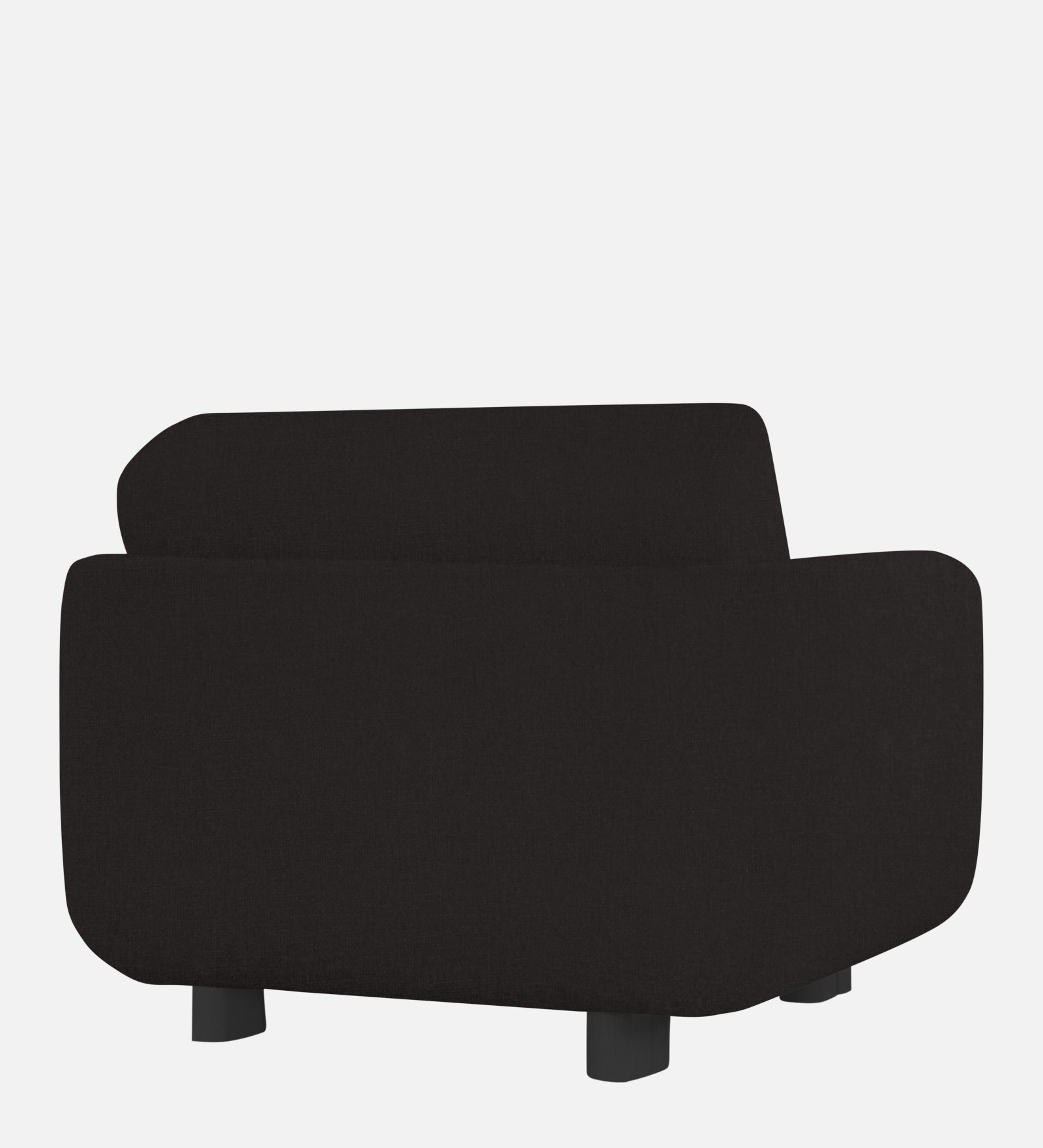 Varu Fabric 1 Seater Sofa In  Cara Brown Colour - Febonic Living