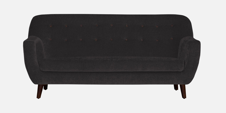 German Fabric 3 Seater Sofa In Maba Grey Colour - Febonic Living