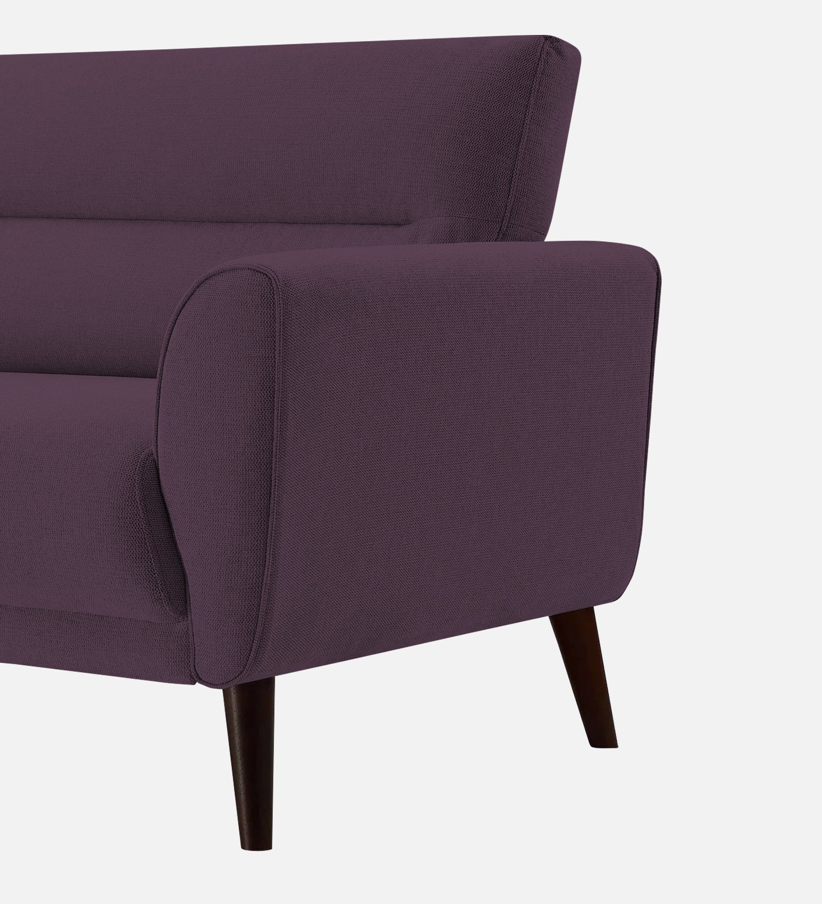 Castro Fabric 1 Seater Sofa in Greek Purple Colour