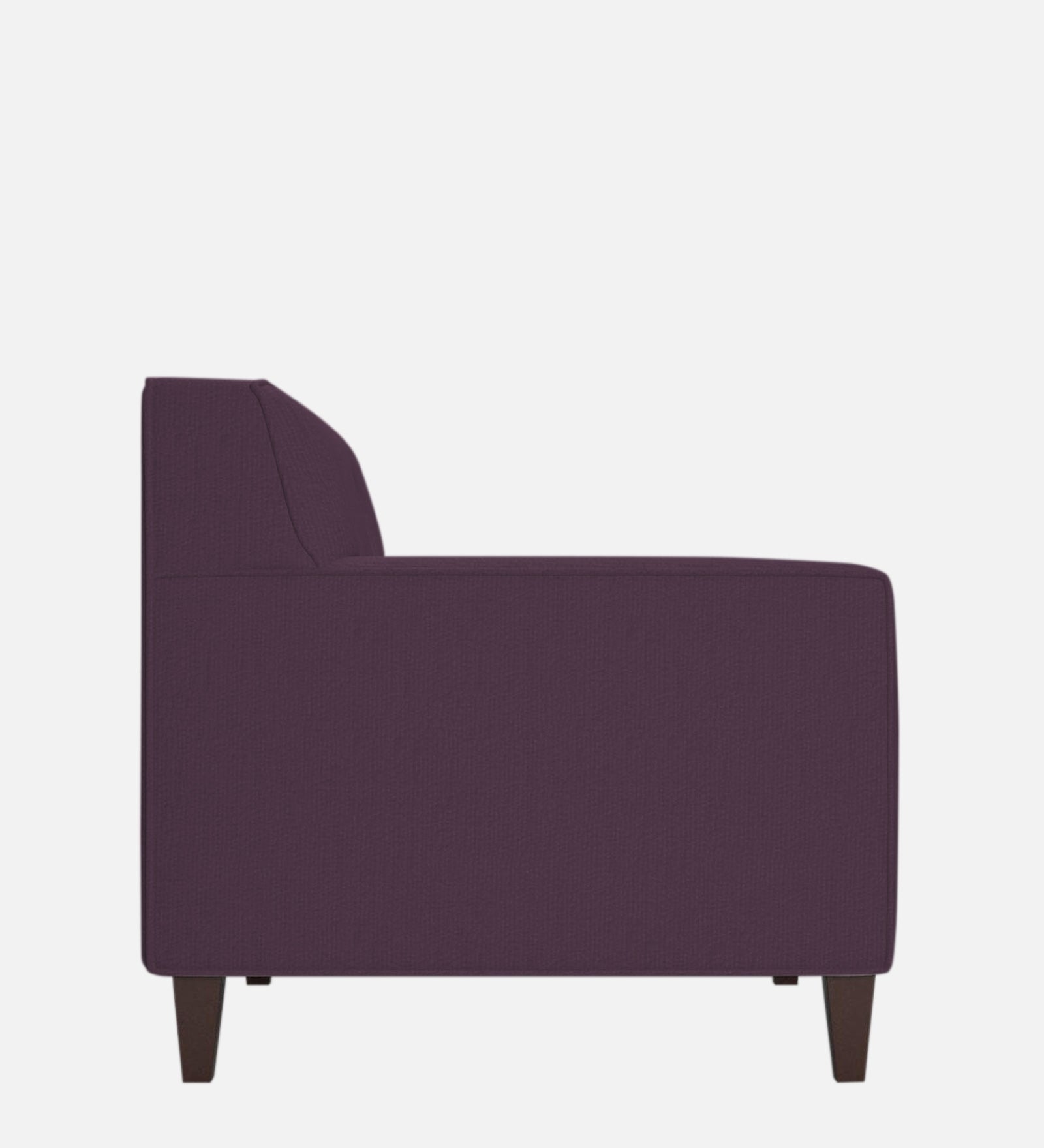 Miller Fabric 1 Seater Sofa in Greek Purple Colour