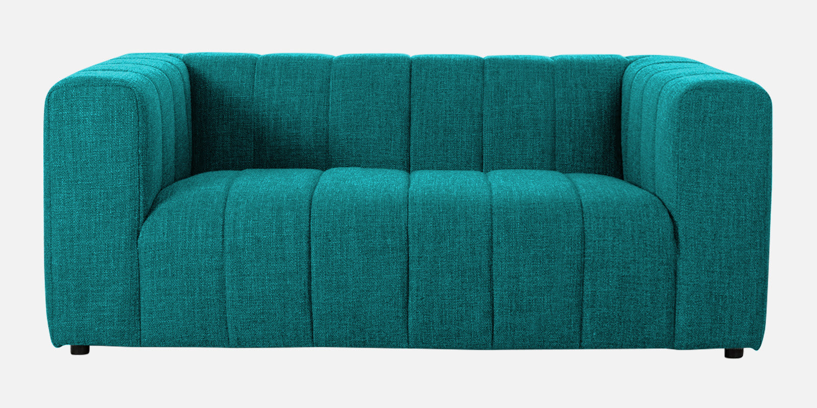 Lara Fabric 2 Seater Sofa in Sea Green Colour