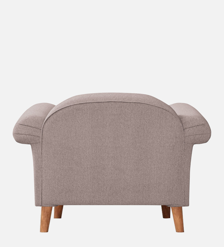 Barber Fabric 1 Seater Sofa In Almond Beige Colour - Febonic Living