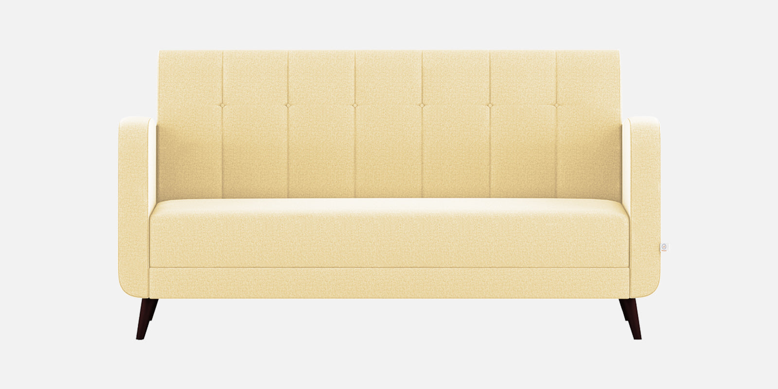 Wiki Velvet 3 Seater Sofa in Sandy Beige Colour