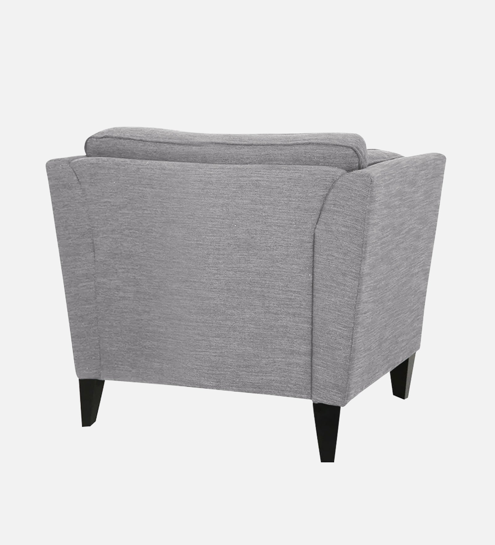 Nigar Fabric 1 Seater Sofa in Lit Grey Colour