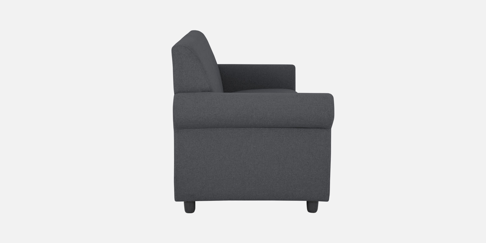 Ribby Fabric 3 Seater Sofa in Maba Grey Colour