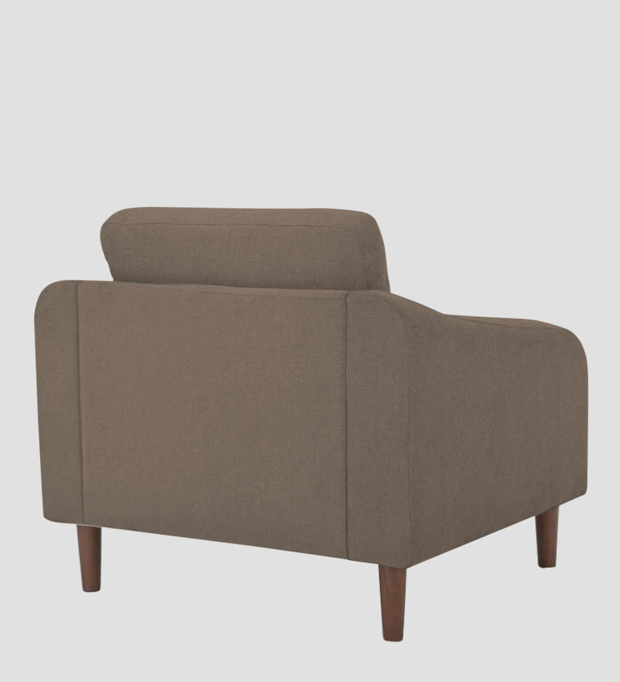 Elara Fabric 1 Seater Sofa In Hazel Beige Colour - Febonic Living