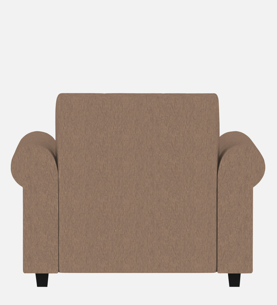 Derado Fabric 1 Seater Sofa In Cookie Beige Colour - Febonic Living
