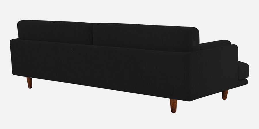 Ricky Fabric 3 Seater Sofa In Zed Black Colour - Febonic Living