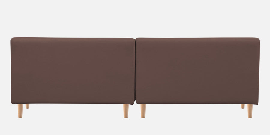 Woody Fabric Lhs Sectional Sofa 3 Lounger In Berry Wine Colour - Febonic Living