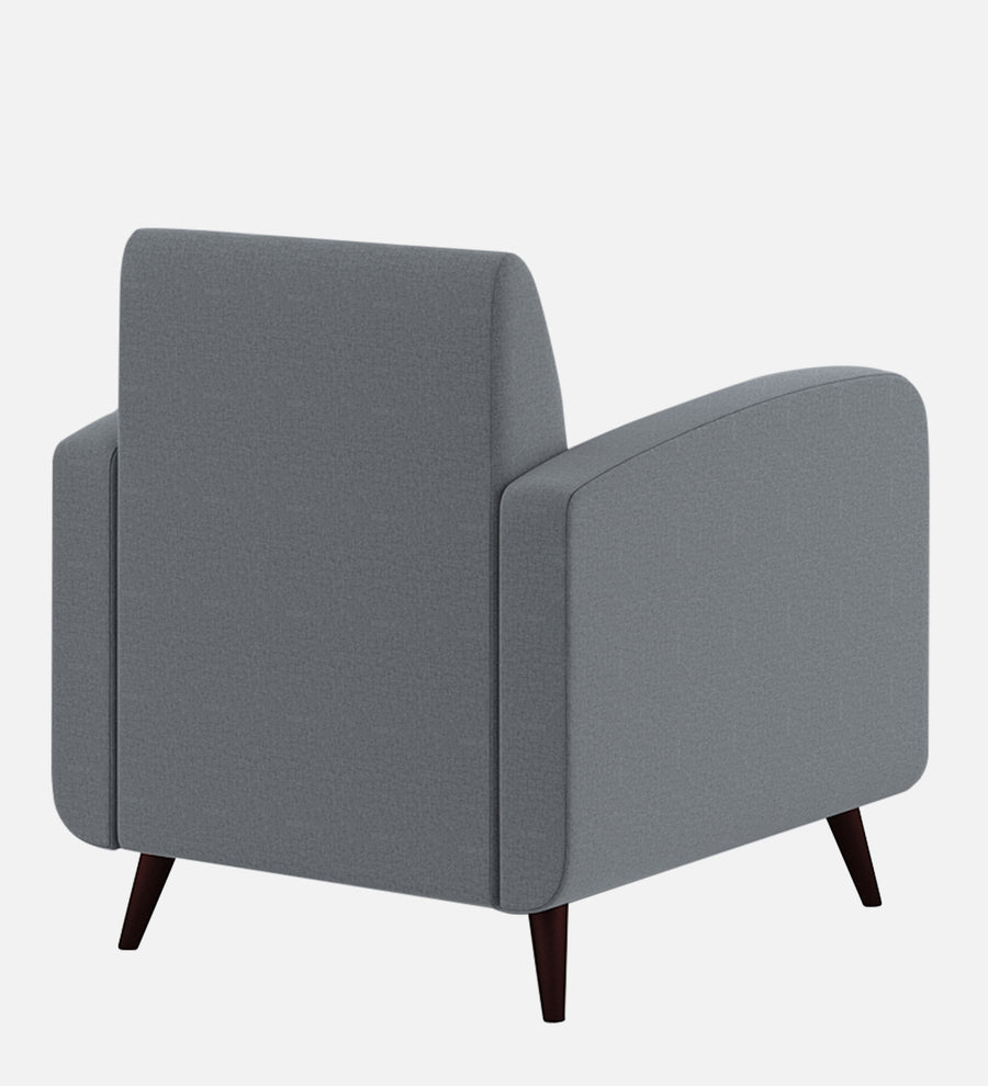 Wiki Velvet 1 Seater Sofa In Pubble Grey Colour - Febonic Living