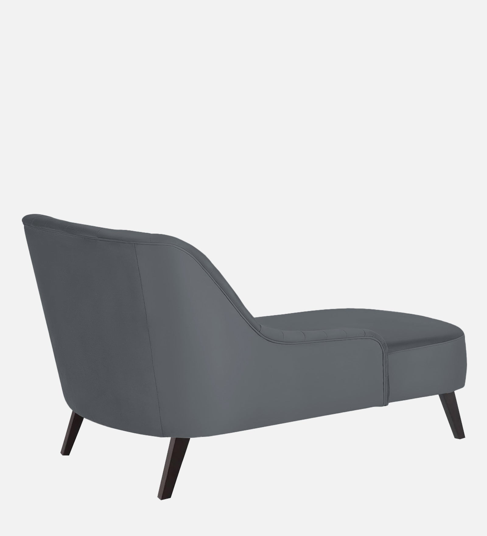 Flora Velvet RHS Chaise Lounger in Pubble Grey Colour