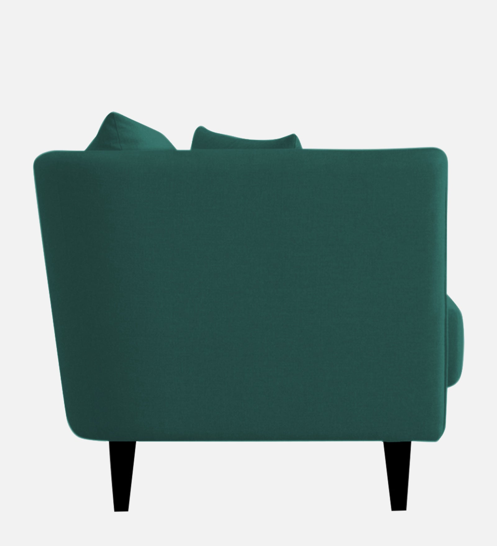 Norway Velvet 1 Seater Sofa In Pine Green Colour