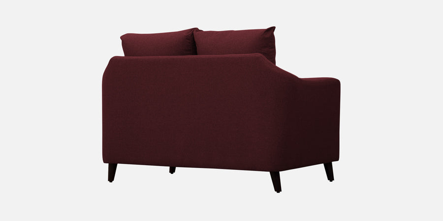 Kevin Fabric 2 Seater Sofa In Blood Maroon Colour - Febonic Living